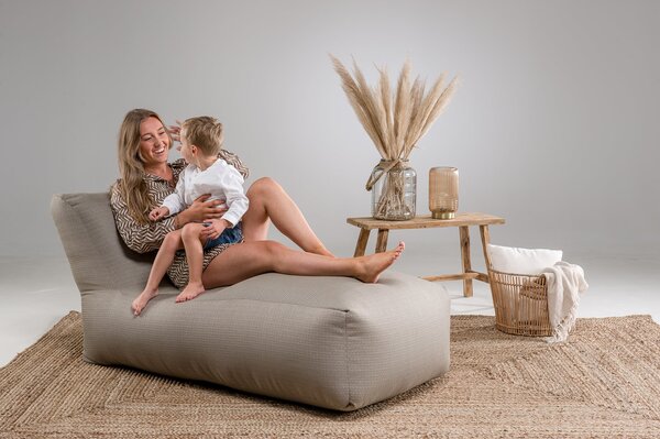 Laui Lounge Boho Long Chair | Taupe Laui Lounge Boho Long Chair | Taupe