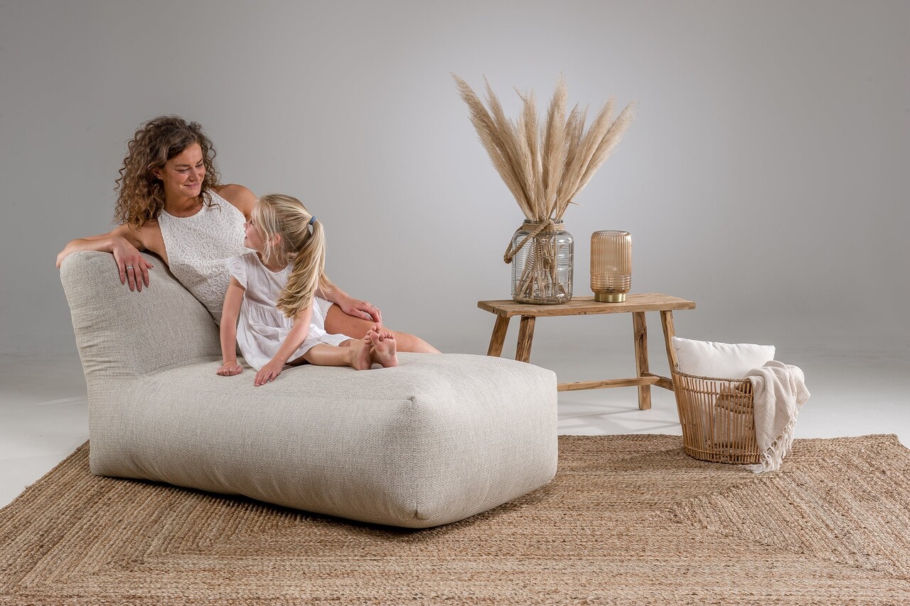 Laui Lounge Boho Langstuhl | Beige