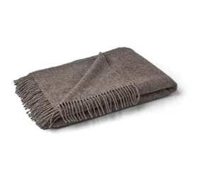 Natures Collection Plaid Julia | Mélange d'alpaga et de laine d'agneau | Gris foncé Natures Collection Plaid Julia | Mélange d'alpaga et de laine d'agneau | Gris foncé