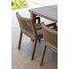 GOMMAIRE Outdoor | Organic Living Fauteuil Mario | Teck gris naturel / Corde