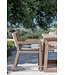 GOMMAIRE Outdoor Meubels | Organic Living Fauteuil Mario | Teck gris naturel / Corde