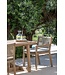 GOMMAIRE Outdoor Meubels | Organic Living Sessel Mario | Teak Naturgrau / Seil