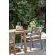 GOMMAIRE Outdoor | Organic Living Poltrona Mario | Teak Grigio Naturale / Corda