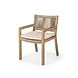 GOMMAIRE Outdoor | Organic Living Poltrona Mario | Teak Grigio Naturale / Corda