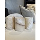 Alabaster Windlichter 3er Set Alabaster Windlichter 3er Set