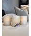 Alabaster Windlichter 3er Set