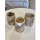 Alabaster-Windlichter 3er-Set - Braun Alabaster-Windlichter 3er-Set - Braun