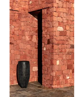 DOMANI VASO BATUR | Nero metallizzato