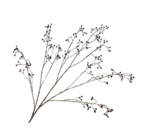 SILK-KA Ramo di bacche Bordeaux | 133 centimetri