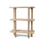 GOMMAIRE Outdoor | Organic Living Rack Rolf | Teak Grigio Naturale