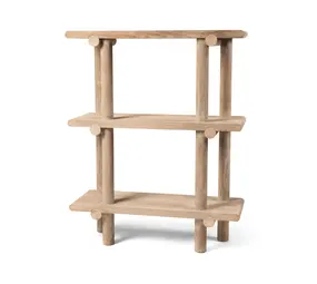 GOMMAIRE - Organic Living - Design Furniture Rack Rolf | Teak Natural Grey GOMMAIRE - Organic Living - Design Furniture Rack Rolf | Teak Natural Grey
