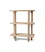 GOMMAIRE Outdoor Meubels | Organic Living Rack Rolf | Teak Natural Grey