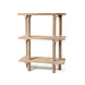 GOMMAIRE Outdoor | Organic Living Rack Rolf | Teak Grigio Naturale