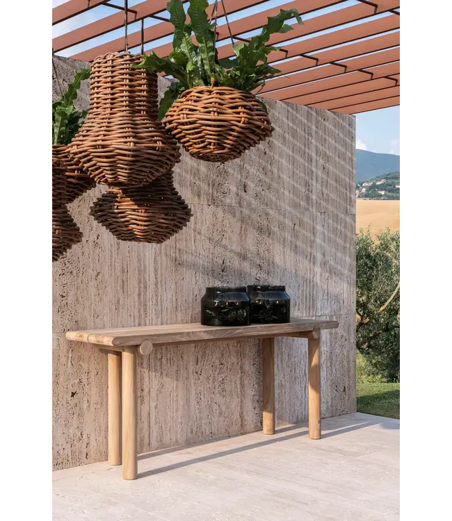 GOMMAIRE Outdoor Meubels | Organic Living Konsoll Rolf | Teak Naturgrå