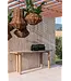 GOMMAIRE Outdoor Meubels | Organic Living Consolle Rolf | Teak Grigio Naturale