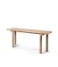GOMMAIRE Outdoor Meubels | Organic Living Console Rolf | Teak Natural Grey