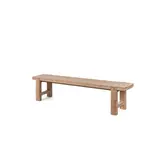 GOMMAIRE Outdoor | Organic Living Banc Jacoba petit | Teck gris naturel