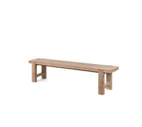 GOMMAIRE Outdoor | Organic Living Banc Jacoba petit | Teck gris naturel