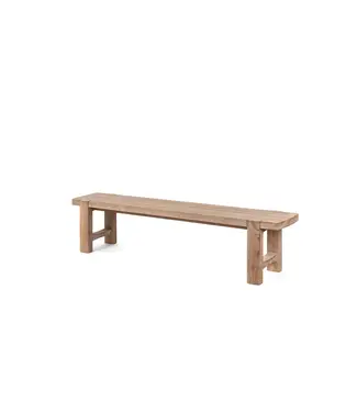 GOMMAIRE Outdoor Meubels | Organic Living Bench Jacoba Small | Teak Natural Grey