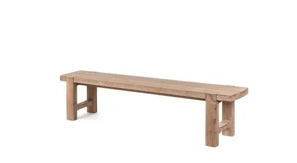 Gommaire Bench Jacoba Small | Teak Natural Grey Gommaire Bench Jacoba Small | Teak Natural Grey