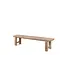 GOMMAIRE Outdoor Meubels | Organic Living Bank Jacoba Klein | Teak Natur Grau
