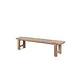 GOMMAIRE Outdoor | Organic Living Bench Jacoba Small | Teak Natural Grey