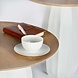 Guaxs Tavolo alto Koonam | Legno di rovere europeo / Vetro opale