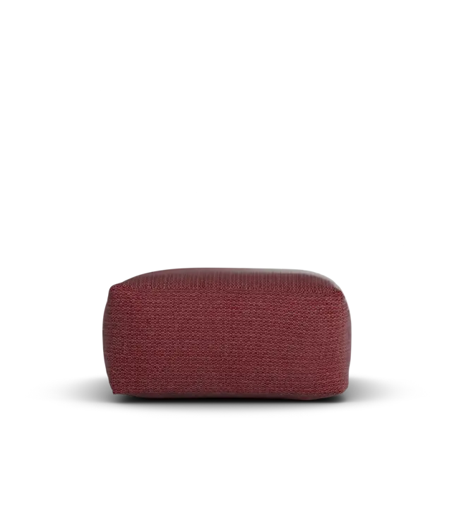 Laui Lounge Pouf quadrato originale | Borgogna