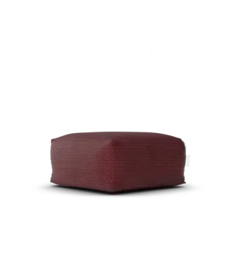 Laui Lounge Pouf carré original | Bourgogne
