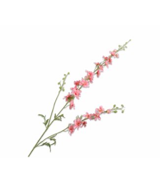 SILK-KA Ramo di Delphinium Rosa | 122 centimetri