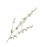 SILK-KA Rama de delphinium blanca | 122 centímetros