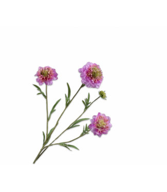 SILK-KA Scabiosa-Zweig Lavendel REAL TOUCH | 80 cm