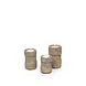 GOMMAIRE Outdoor | Organic Living T-light Holder Jac Set of 3 | Terracotta Authentic