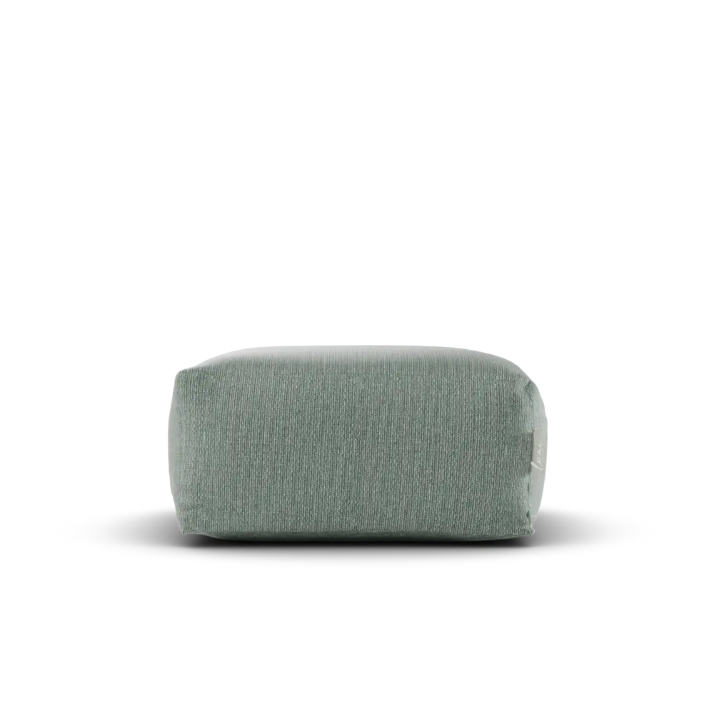 Laui Lounge Pouf quadrato originale | Verde mare Laui Lounge Pouf quadrato originale | Verde mare