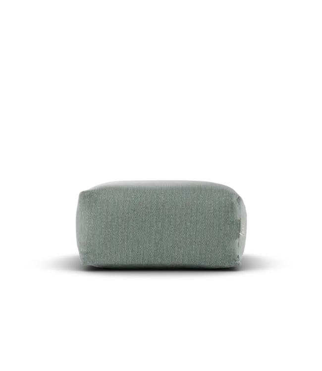 Laui Lounge Original Square Pouf | SeaGreen
