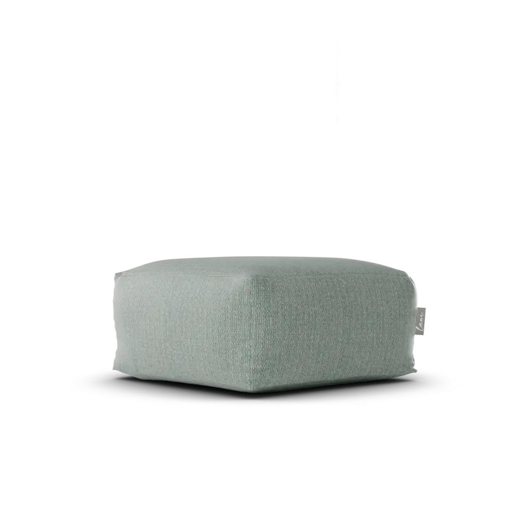 Laui Lounge Pouf carré original | Vert de mer Laui Lounge Pouf carré original | Vert de mer