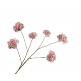 SILK-KA Ramo di ortensia malva REAL TOUCH | 121 cm