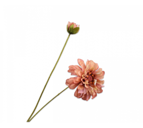 SILK-KA Zinnia-gren CR/PRS REAL TOUCH | 62 cm