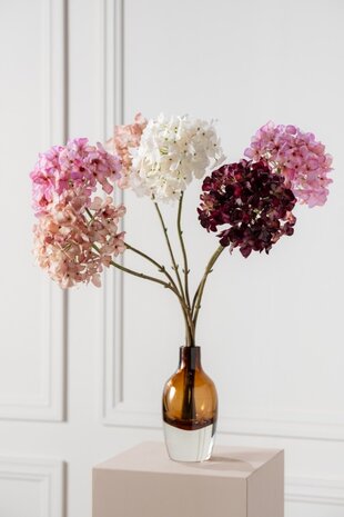 SILK-KA Hortensia Acero Malva TOQUE REAL | 63 cm SILK-KA Hortensia Acero Malva TOQUE REAL | 63 cm