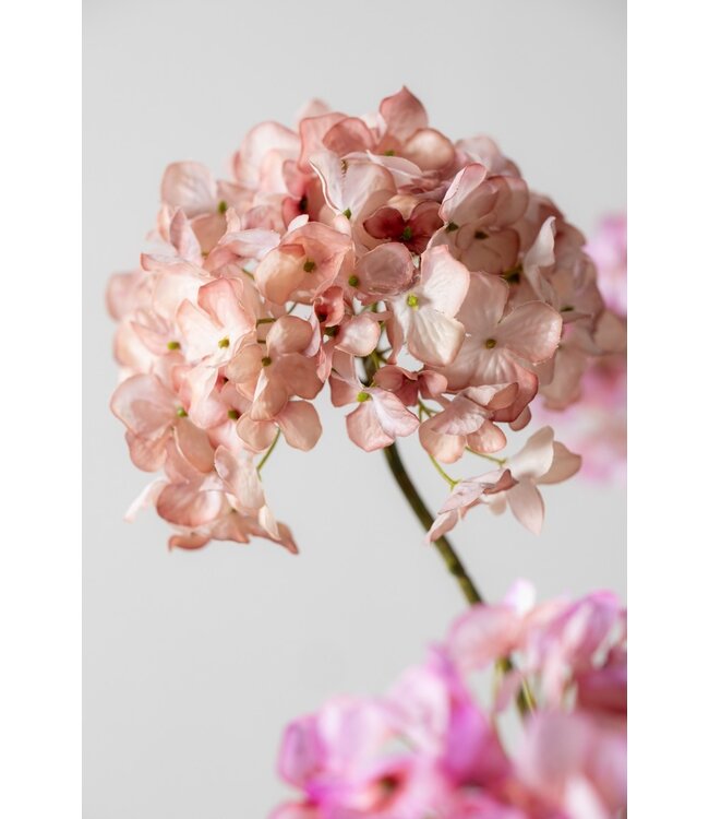 SILK-KA Hydrangea Steel Mauve REAL TOUCH | 63 cm