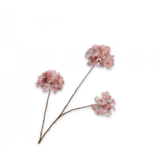 SILK-KA Branche d'Hortensia Mauve REAL TOUCH | 85 cm