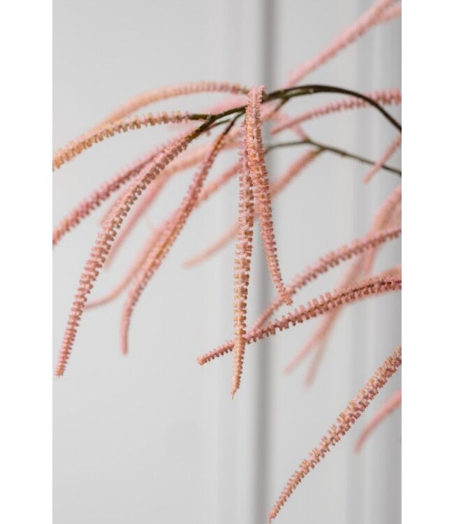 SILK-KA Branche d'herbe rose | 131 cm