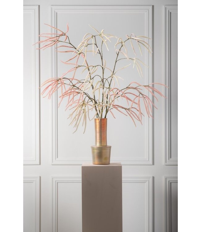 SILK-KA Branche d'herbe rose | 131 cm