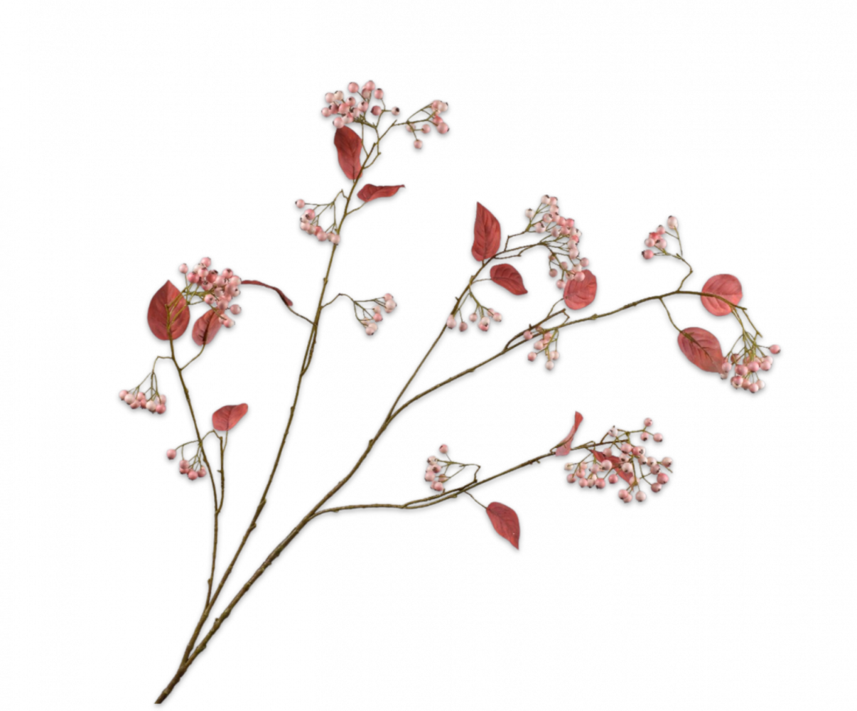 SILK-KA Rama de bayas rosa | 128 cm SILK-KA Rama de bayas rosa | 128 cm