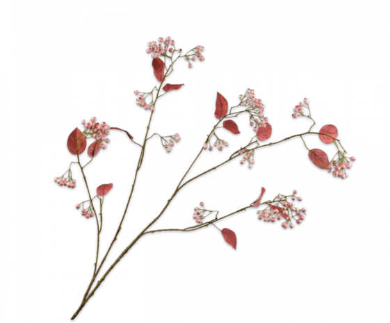 SILK-KA Rama de bayas rosa | 128 cm SILK-KA Rama de bayas rosa | 128 cm