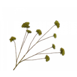 SILK-KA Branche de mousse verte | 115 cm