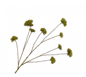 SILK-KA Mooszweig Grün | 115 cm