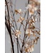SILK-KA Branche fleurie crème/rose | 129 cm