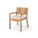 GOMMAIRE Outdoor Meubels | Organic Living Sessel Mario | Teakholz Naturgrau