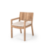 GOMMAIRE Outdoor Meubels | Organic Living Poltrona Mario | Teak Grigio Naturale